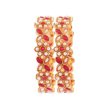 Red pearl bangles-and-bracelets 2