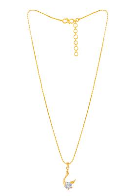 Gold cubic zirconia pendants 5