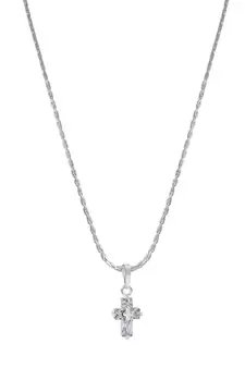Silver cubic zirconia pendants
