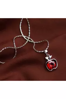 Silver cubic zirconia pendants