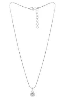 Silver cubic zirconia pendants