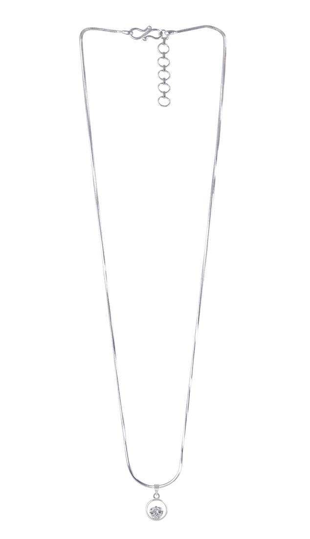 Silver cubic zirconia pendants