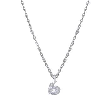 Silver cubic zirconia pendants 3