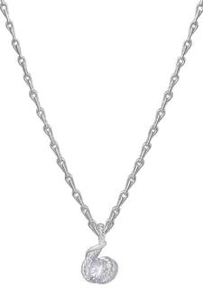 Silver cubic zirconia pendants