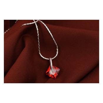 Silver cubic zirconia pendants 1