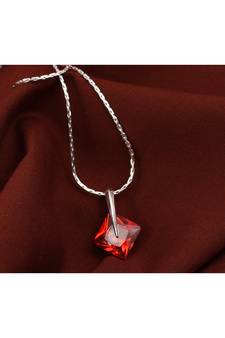 Silver cubic zirconia pendants