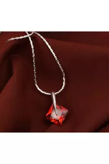 Silver cubic zirconia pendants