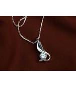 Silver cubic zirconia pendants