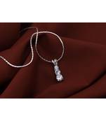 Silver cubic zirconia pendants