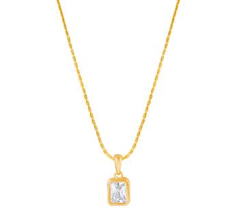 Gold cubic zirconia pendants 3