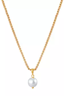 Gold cubic zirconia pendants