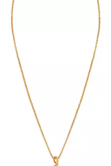 Gold cubic zirconia pendants