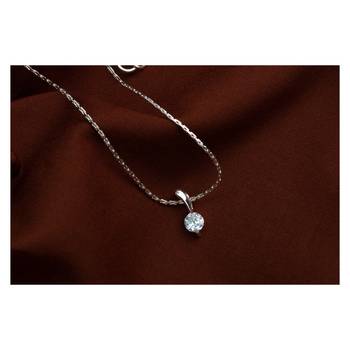 Silver cubic zirconia pendants 1