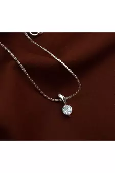 Silver cubic zirconia pendants