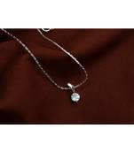 Silver cubic zirconia pendants