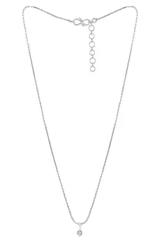 Silver cubic zirconia pendants