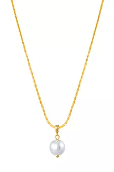 Gold cubic zirconia pendants