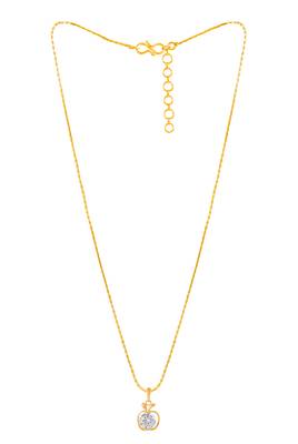 Gold cubic zirconia pendants 4