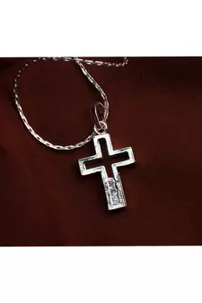 Silver cubic zirconia pendants