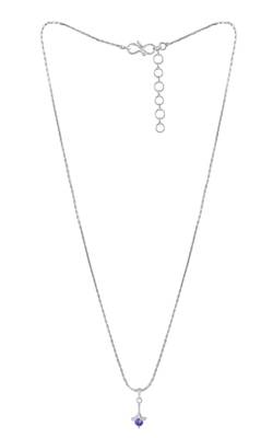 Silver cubic zirconia pendants 3