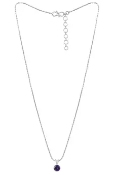 Silver cubic zirconia pendants