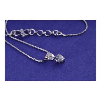 Silver cubic zirconia pendants 1