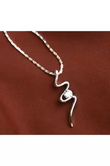 Silver cubic zirconia pendants