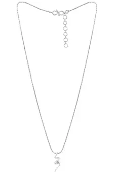 Silver cubic zirconia pendants