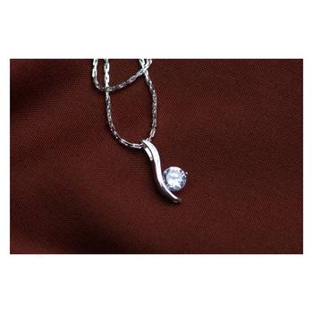 Silver cubic zirconia pendants 1