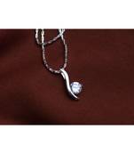 Silver cubic zirconia pendants