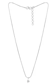 Silver cubic zirconia pendants