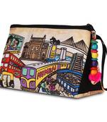 All things sundar multicolour women's pouch P07-167