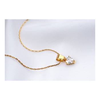 Gold cubic zirconia pendants 2