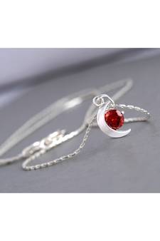Silver cubic zirconia pendants