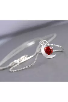 Silver cubic zirconia pendants