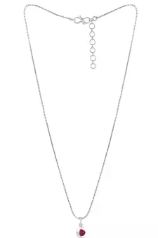 Silver cubic zirconia pendants