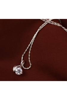Silver cubic zirconia pendants