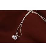 Silver cubic zirconia pendants