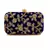Shoptory India Women's Hand Embroidered Casual Partywear Clutch - Blue