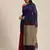 Blue Plain Cotton Handloom Sarees With Blouse
