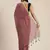 Grey Plain Cotton Handloom Sarees With Blouse