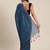 Blue Plain Cotton Handloom Sarees With Blouse