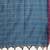 Blue Plain Cotton Handloom Sarees With Blouse
