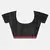 Black Plain Cotton Handloom Sarees With Blouse