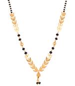 Gold zircon   mangalsutra