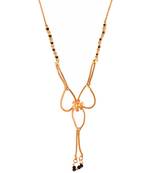  Gold zircon   mangalsutra