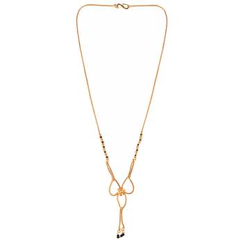  Gold zircon   mangalsutra 3