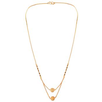  Gold zircon   mangalsutra 3