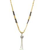 Black zircon   mangalsutra