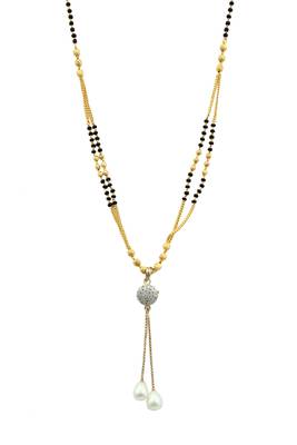 9blings Black zircon   mangalsutra 1